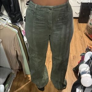 Free people Women's Green Jeans